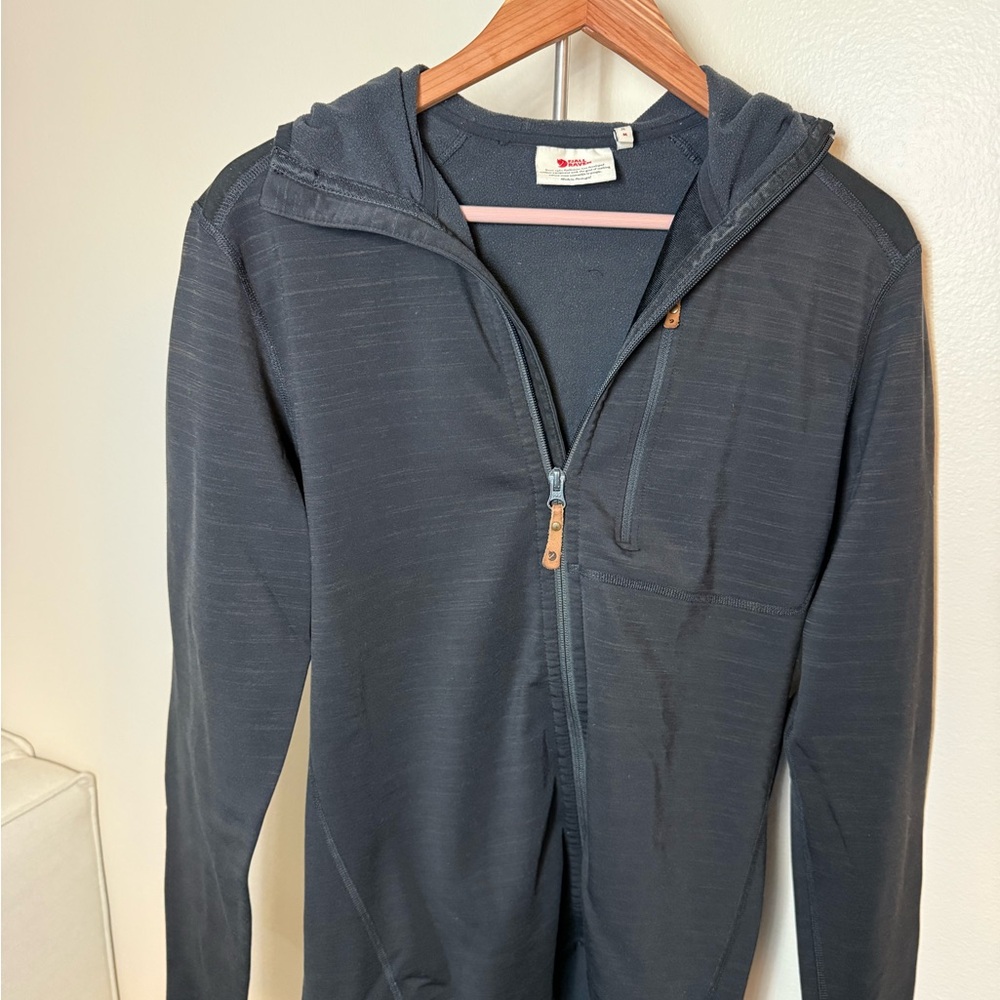 Fjallraven Men's Gray Half-Zip Sweater